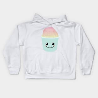 Cute Hawaiian shaved ice Kids Hoodie